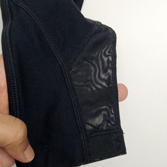 Girls Mondetta Black Leggings Yoga Pants with Vented Ankles Size Small S 7/8 - Picture 4 of 7